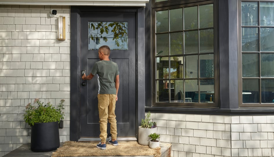 Vivint Smart Lock on home in Salt Lake City