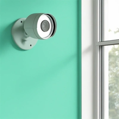Salt Lake City vivint camera facing a window